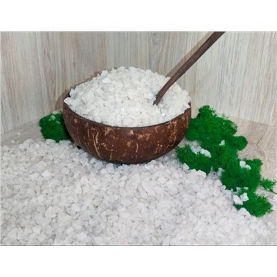 Крымская морская соль для засолки РЫБЫ И МЯСА крупная (весовая) - 25 кг
