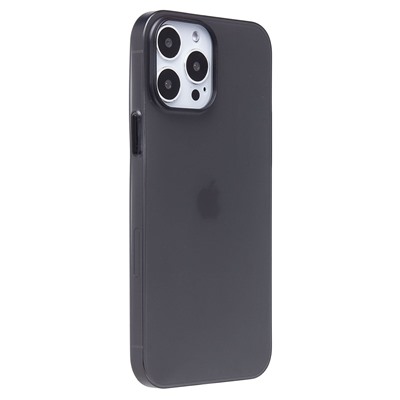 Чехол-накладка - PC091 для "Apple iPhone 13 Pro Max" (matte transparent/black) (232325)