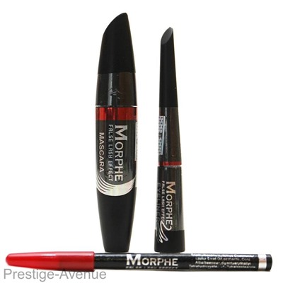 Косметический набор 3в1 Morphe Eyeliner & Mascara & Eyebrow Pencil