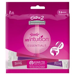 Станок для бритья одноразовый Schick (Wilkinson Sword) EXTRA-2 Essential MY INTUITION/ EXTRA-2 Beauty (5шт.) для женщин