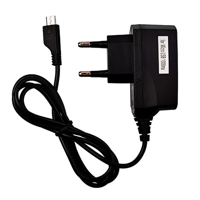 ЗУ Сетевое Glossar (повр. уп.) micro USB 1A/5W (Micro USB) (black)