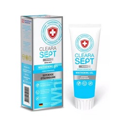 CLEARASEPT ЗУБНАЯ ПАСТА WHITENING GEL БЕРЕЖНОЕ ОТБЕЛИВАНИЕ 75МЛ