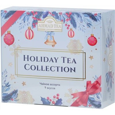 AHMAD TEA. Новый год. Ассорти Holiday Tea Collection карт.упаковка, 45 пак.