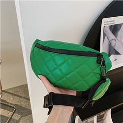 Набор сумок из 2 предметов, арт А104, цвет:зелёный