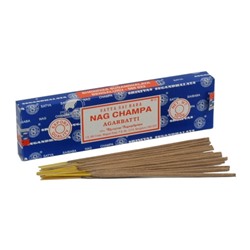 Благовония пыльцовые натуральные Nag Champa Satya 10 стиков