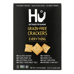 Hu, Grain-Free Crackers, Everything, 4.25 oz (120 g)