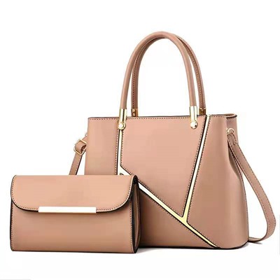 Набор сумок из 2 предметов, арт А113, цвет:розовый