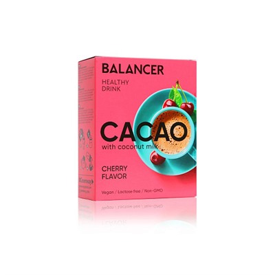 Уценка Гринвей Какао Balancer Cacao на кокосовом молоке со вкусом «Вишня», 5 шт срок годности 01/24