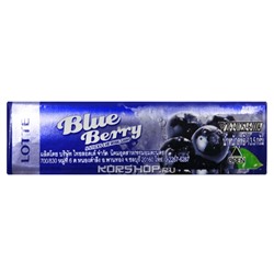Жевательная резинка Голубика Blueberry Thai Lotte, Таиланд, 13,5 г
