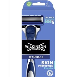 Станок для бритья Schick (Wilkinson Sword) HYDRO-5 Skin Protection Regular (+1 кассета)