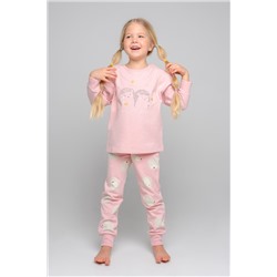 Пижама для девочки Crockid К 1567 розовый зефир, ежики