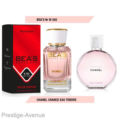 Парфюм Beas Chanel Chance Eau Tendre 25 ml for women арт. W 502