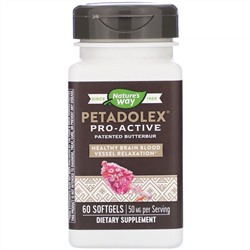 Nature's Way, PETADOLEX, Pro-Active, 50 mg , 60 Softgels