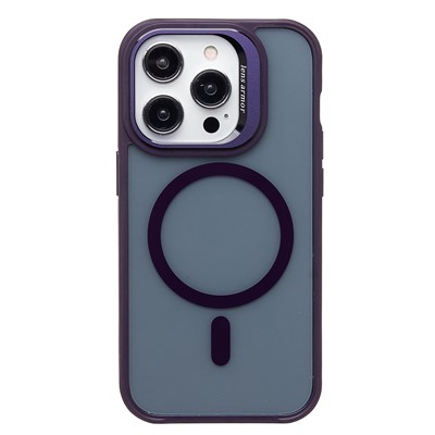 Чехол-накладка - SM026 SafeMag для "Apple iPhone 14 Pro" (dark violet) (232169)