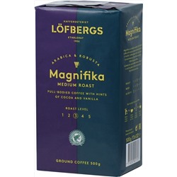 Lofbergs Lila. Magnifika (молотый) 500 гр. мягкая упаковка