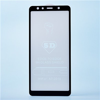 Защитное стекло Full Screen Activ Clean Line 3D для "Samsung SM-A750 Galaxy A7 2018" (black)