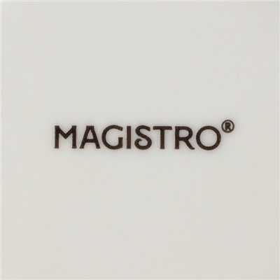 Набор тарелок суповых фарфоровых Magistro Real Marble, 800 мл, 21×4,7 см,2 шт