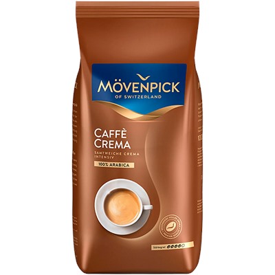 Кофе MOVENPICK CAFFE CREMA Зерно 1000 гр., 100% Арабика