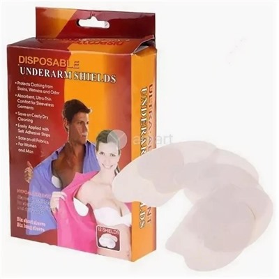 Подмышечные прокладки Disposable Underarm Shields 12SH