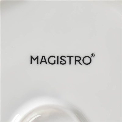 Блюдо Magistro «Бланш», 24×18×4,5 см, фарфор, цвет белый