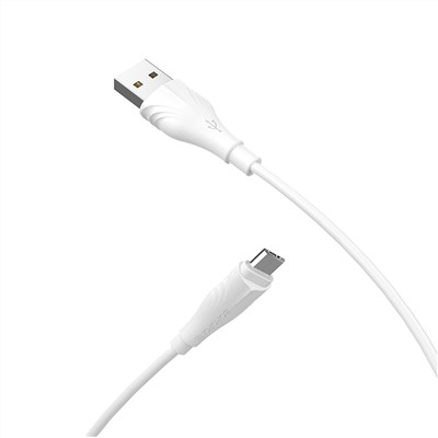 Кабель USB - micro USB Borofone BX18  200см 2,4A  (white)