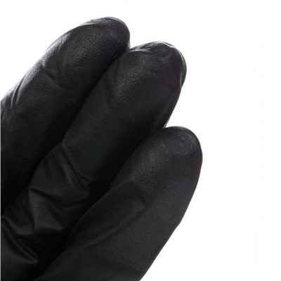 NitriMax Перчатки нитриловые неопудренные смотровые S, 100 шт., черный