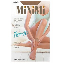 Носки MiNiMi Brio 40 den (caramello, 2 пары)