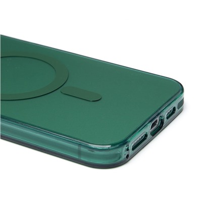 Чехол-накладка - SM025 SafeMag для "Apple iPhone 15 Pro Max" (green) (232079)