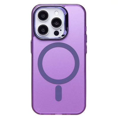 Чехол-накладка - SM025 SafeMag для "Apple iPhone 15 Pro" (violet) (232082)