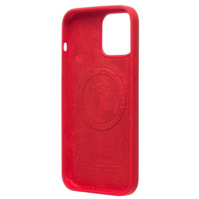 Чехол-накладка - SM003 SafeMag Soft Touch с анимацией для "Apple iPhone 13 Pro Max" (red)