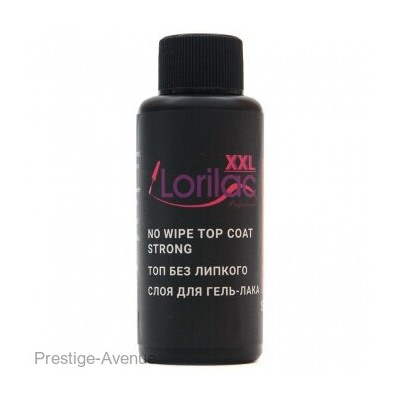 Верхнее покрытие Lorilac Professional XXL No Wipe Top Coat Strong без липкого слоя 50 ml