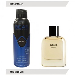 Дезодорант Beas M247 Zara Gold For Men deo 200 ml