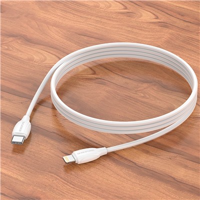 Кабель Type-C - Apple lightning Borofone BX19  100см 3A  (white)