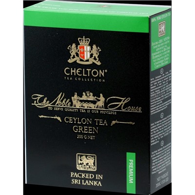 CHELTON. Благородный дом. Green Tea 200 гр. карт.пачка