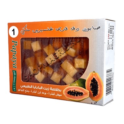 Купить Мыло №1 «Королевское глицериновое с экстрактом масла папайи», 100 гр