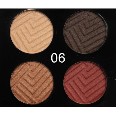 Тени O.TWO.O 4 Colours Eyeshadow арт.6053