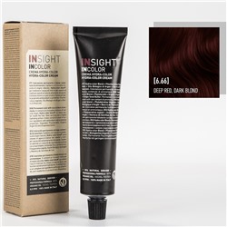 INSIGHT Краситель 6.66 красный интенсивный темный блонд. DEEP RED DARK BLOND 100 мл