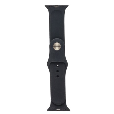 Ремешок - ApW01 Apple Watch 38/40/41 mm силикон (016) (black)