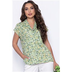 Блуза Мелита (зеленая) Б10801