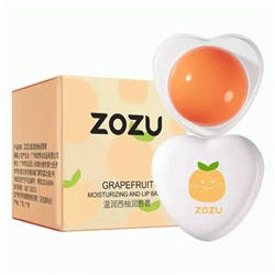 Бальзам для губ в стильной упаковке ZOZU GRAPEFRUIT