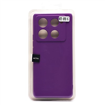 Чехол-накладка Activ Full Original Design для "Infinix Note 40 Pro 4G" (violet) (230710)