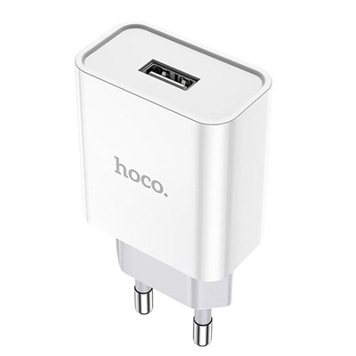 Адаптер Сетевой Hoco C81A USB 2,1A/10W (white)