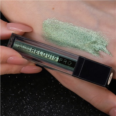 Тени для век жидкие сияющие Sparkle Liquid Eyeshadow 35 Miracle Green