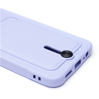 Чехол-накладка - SC304 с картхолдером для "Honor X6b" (light violet) (233903)