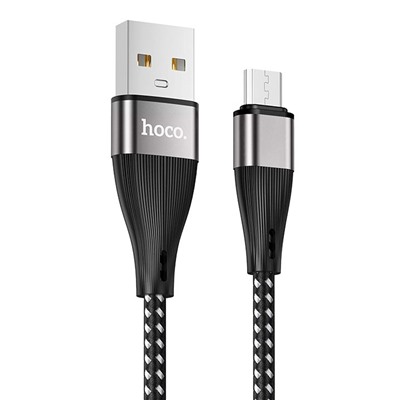 Кабель USB - micro USB Hoco X57 Blessing  100см 2,4A  (black)