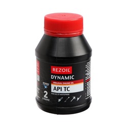 Масло Rezoil DYNAMIC 2Т, для двухтактных двигателей, минеральное, API TС, 0.1 л