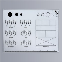 Коврик для маникюра, силиконовый, 40 × 30 см