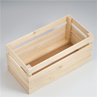 Ящик деревянный для стеллажей глубиной 50х25х23 см