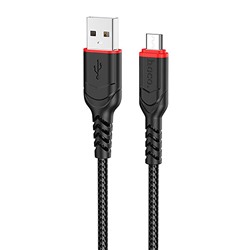 Кабель USB - micro USB Hoco X59 Victory  300см 2,4A  (black)