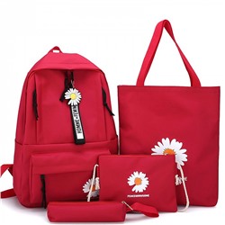 238T-3 крас Комплект сумок для девочек (42х29х12)